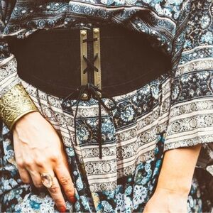 NEW / Black Waist Belt